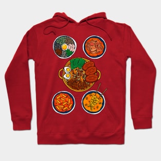 Korean foods Hoodie